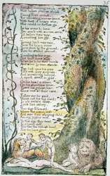 The Little Girl Found, plate 35 (Bentley 36) from Songs of Innocence and of Experience (Bentley Copy L) 1789-94